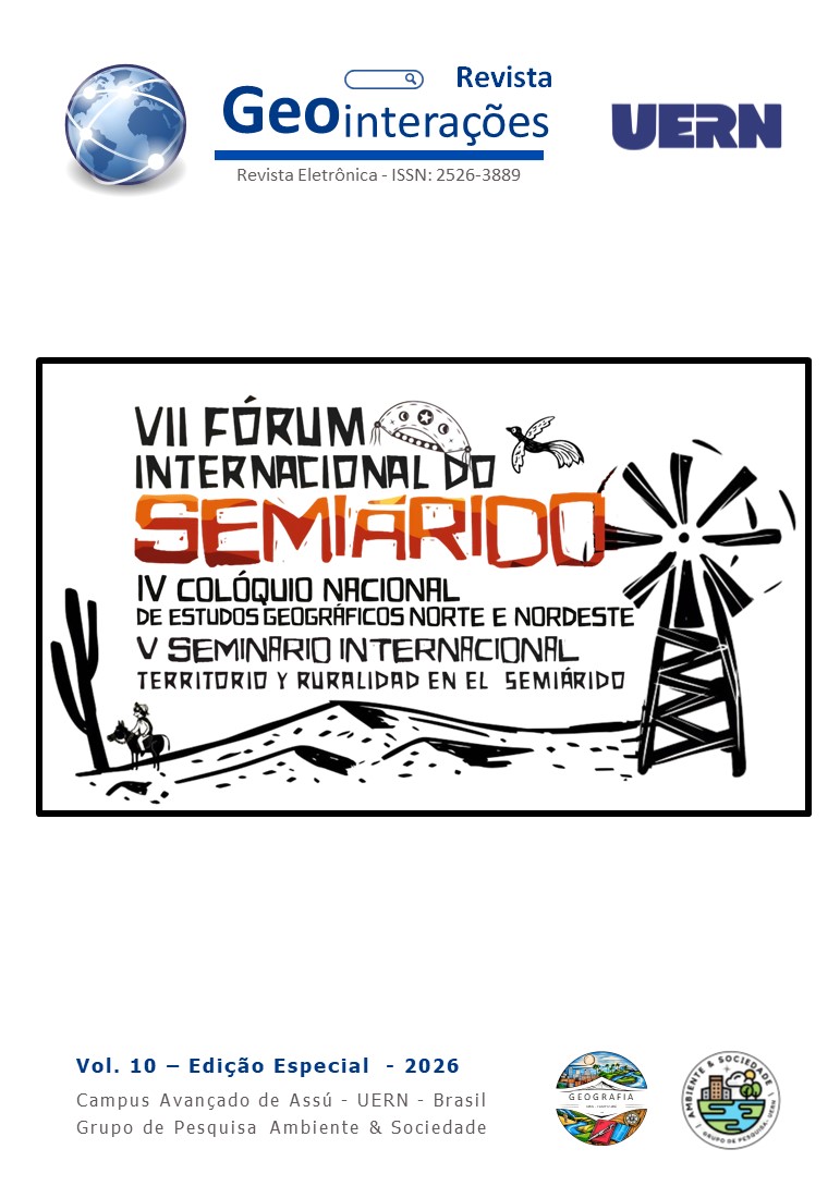 					Visualizar v. 10 n. 1 (2026): Edição Especial - Fórum Internacional do Semiárido 
				