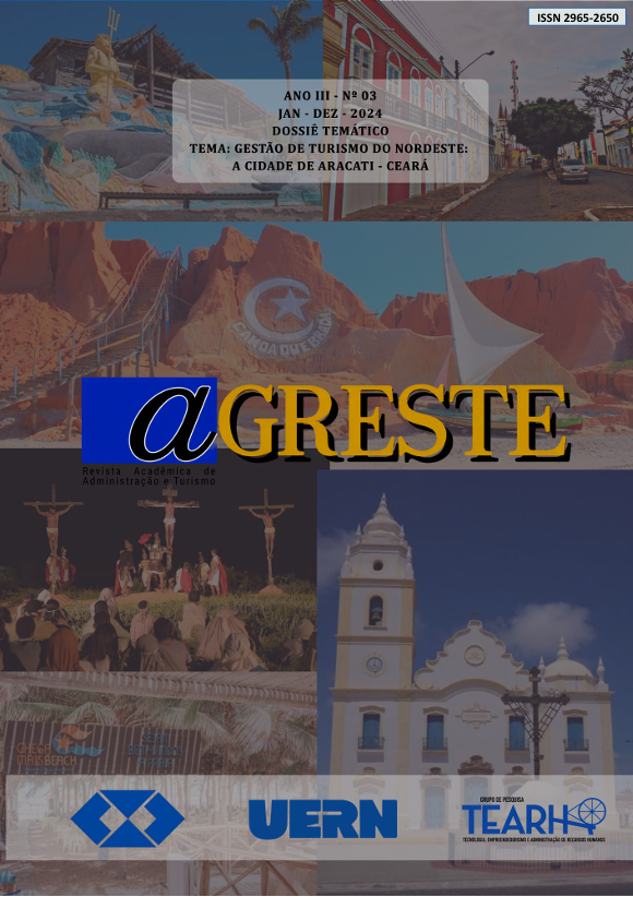 					Visualizar v. 2 n. 2 (2024): Revista Agreste: Administração & Turismo - DAD / UERN
				