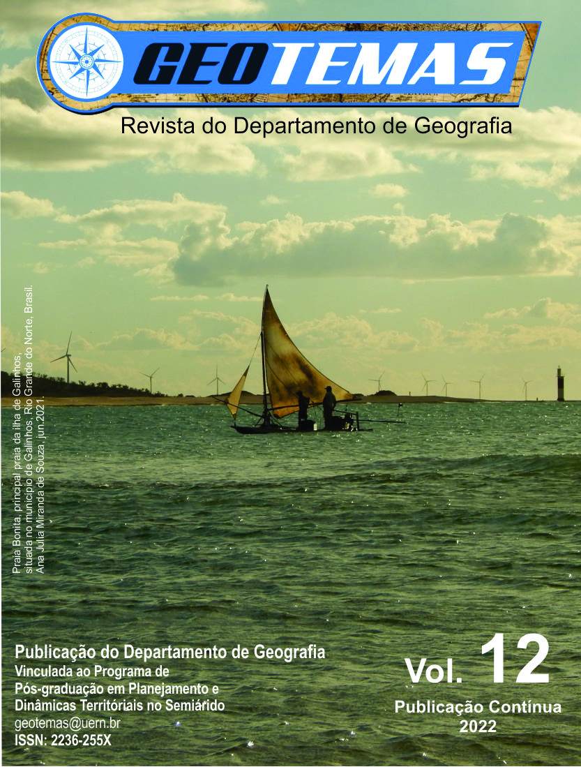 					Visualizar v. 12 (2022): Revista Geotemas
				